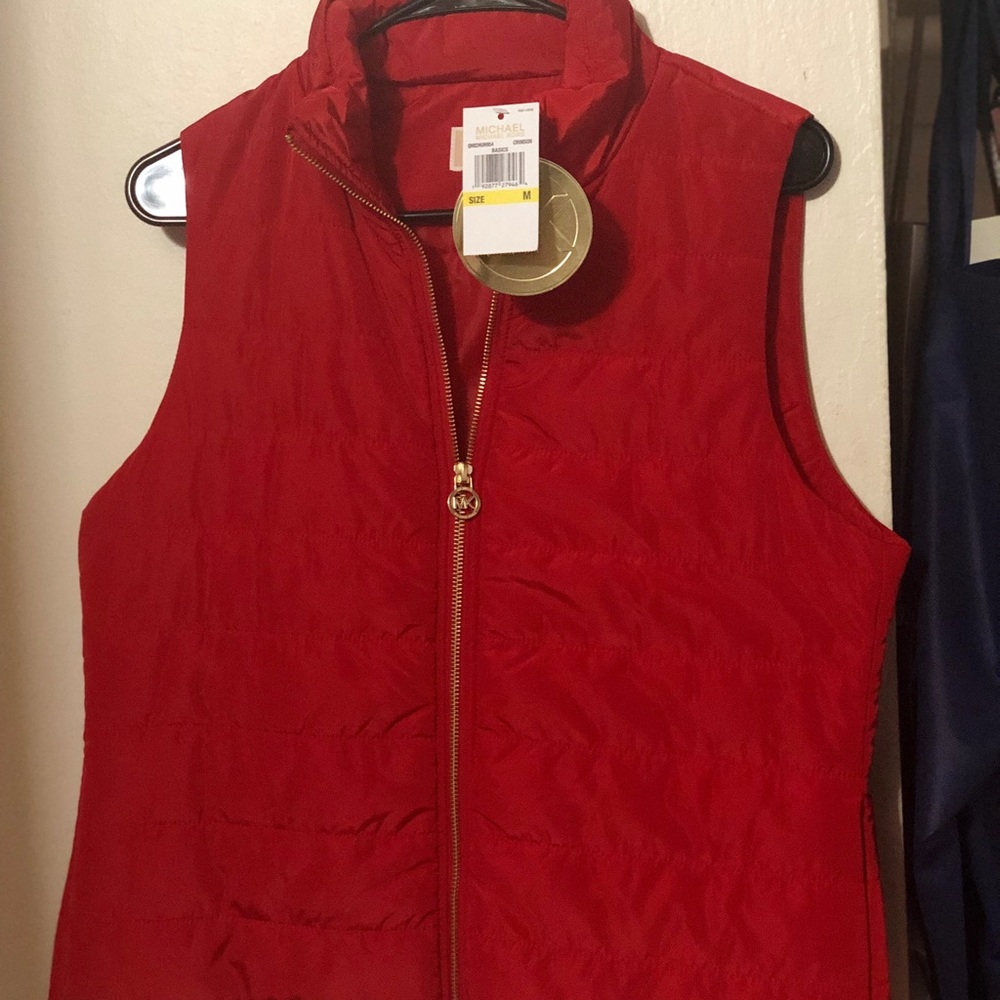 Red Puffer vest